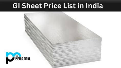 gi sheet price per kg